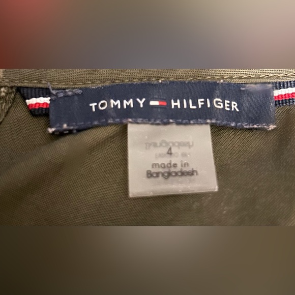 Tommy Hilfiger Olive Green Dress in size 4. In great gently used condition. - Picture 4 of 4